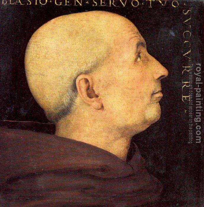 Pietro Perugino : Portrait of Don Biagio Milanesi